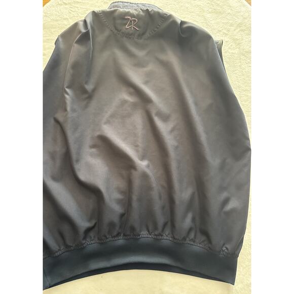Zero Restriction Men’s Windbreaker Jacket Vest Golf Sleeveless Medium Black - Picture 4 of 5